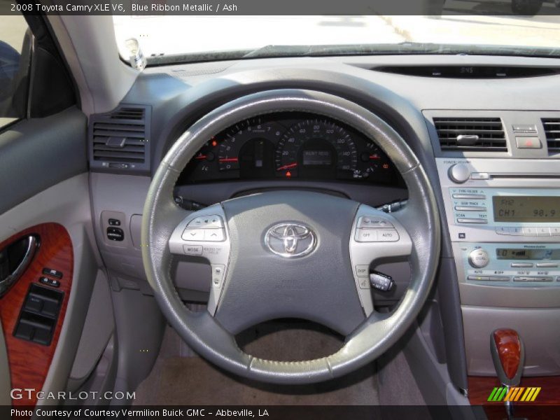 Blue Ribbon Metallic / Ash 2008 Toyota Camry XLE V6