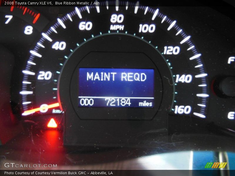 Blue Ribbon Metallic / Ash 2008 Toyota Camry XLE V6