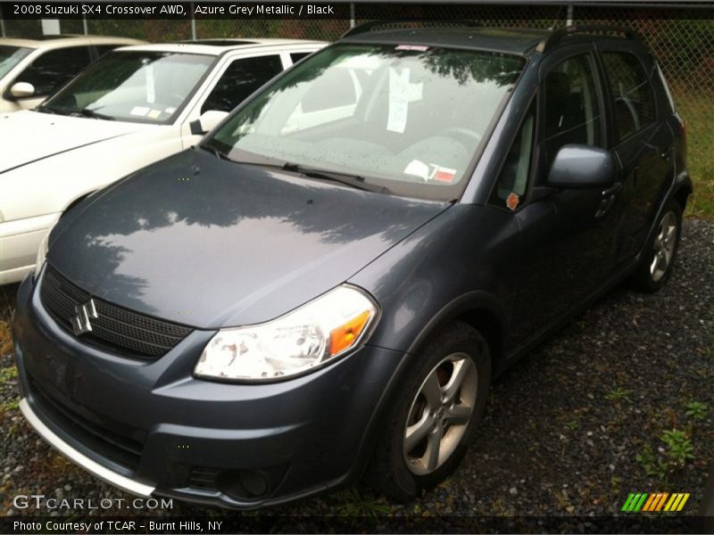 Azure Grey Metallic / Black 2008 Suzuki SX4 Crossover AWD