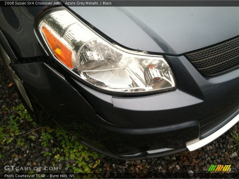 Azure Grey Metallic / Black 2008 Suzuki SX4 Crossover AWD