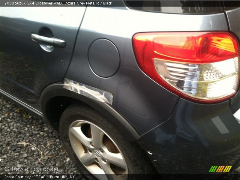 Azure Grey Metallic / Black 2008 Suzuki SX4 Crossover AWD