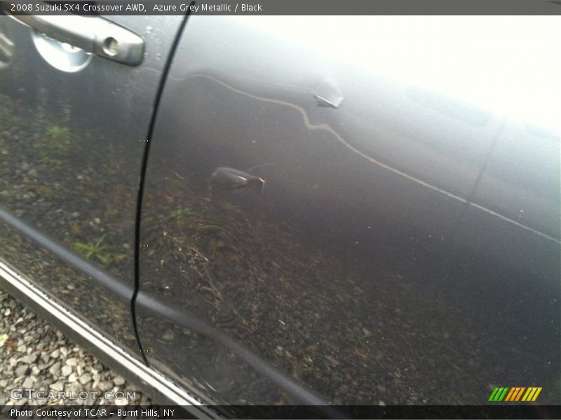 Azure Grey Metallic / Black 2008 Suzuki SX4 Crossover AWD