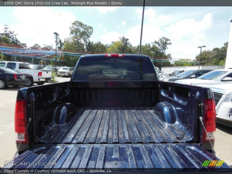 Midnight Blue Metallic / Ebony 2008 GMC Sierra 1500 SLE Crew Cab