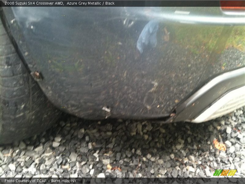 Azure Grey Metallic / Black 2008 Suzuki SX4 Crossover AWD
