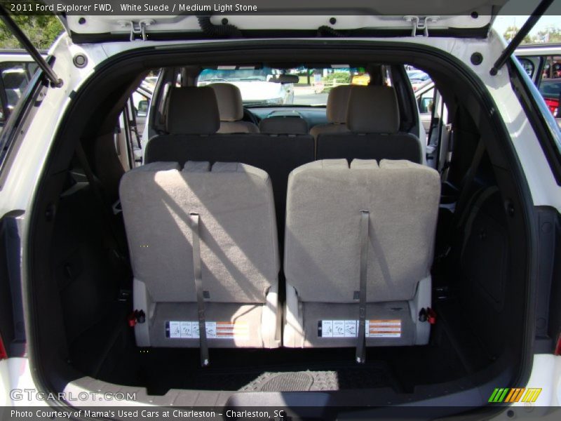 White Suede / Medium Light Stone 2011 Ford Explorer FWD