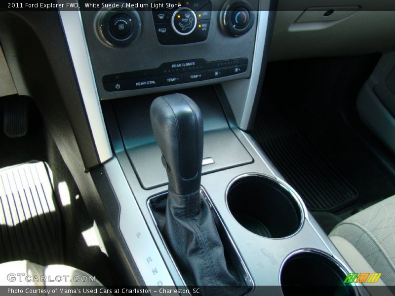 White Suede / Medium Light Stone 2011 Ford Explorer FWD