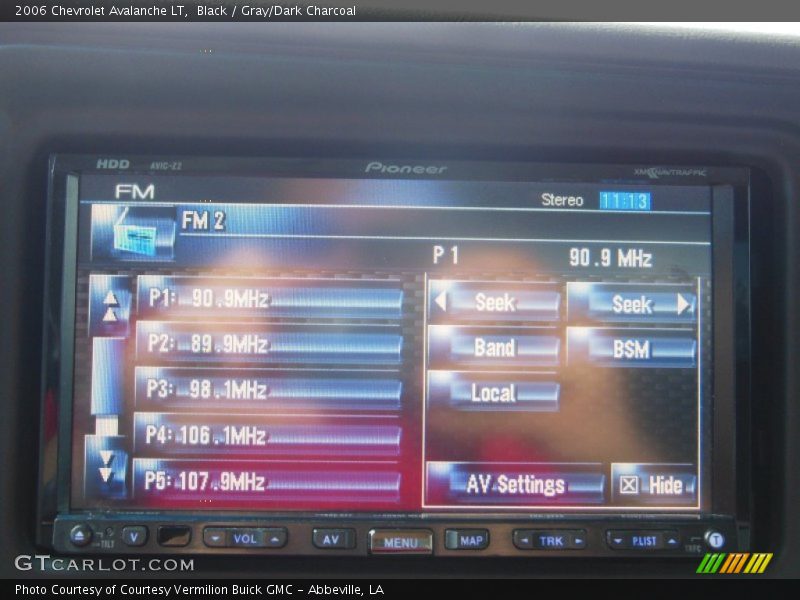 Black / Gray/Dark Charcoal 2006 Chevrolet Avalanche LT