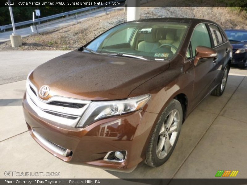 Sunset Bronze Metallic / Ivory 2013 Toyota Venza Limited AWD