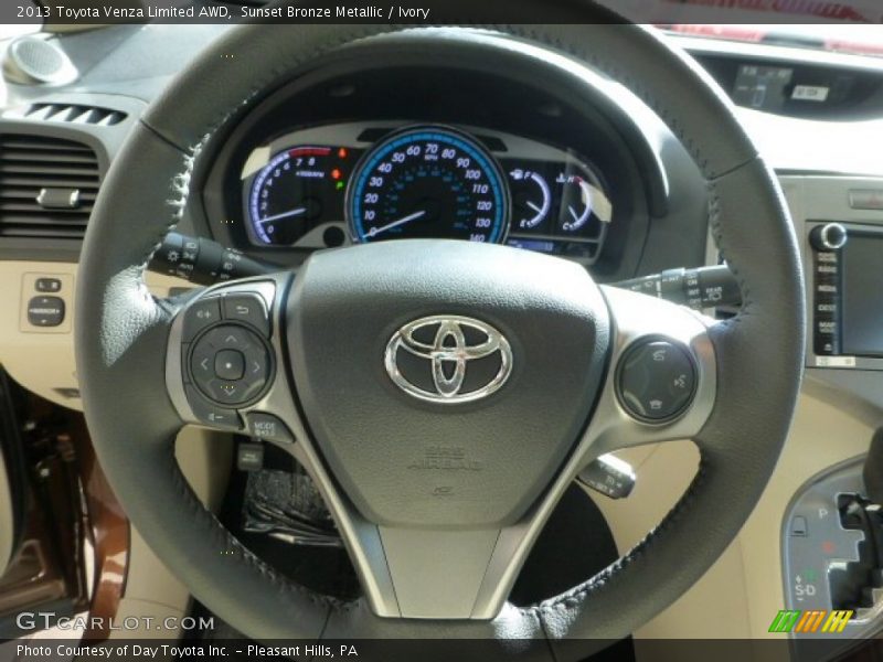 Sunset Bronze Metallic / Ivory 2013 Toyota Venza Limited AWD