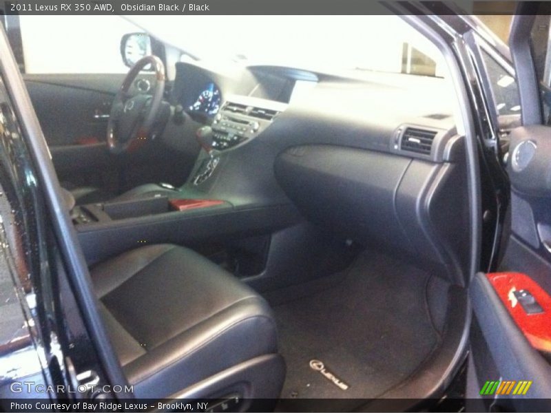 Obsidian Black / Black 2011 Lexus RX 350 AWD