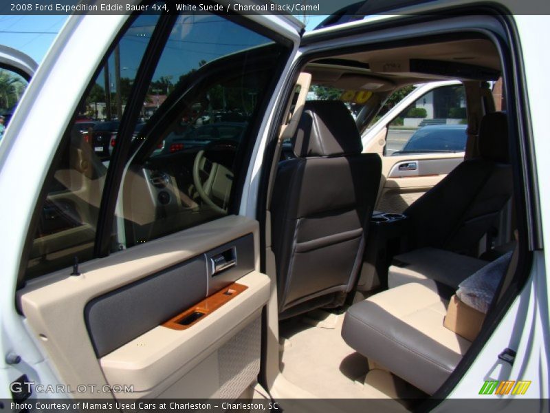 White Suede / Charcoal Black/Camel 2008 Ford Expedition Eddie Bauer 4x4