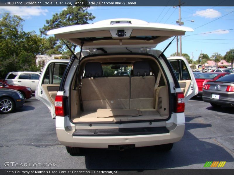 White Suede / Charcoal Black/Camel 2008 Ford Expedition Eddie Bauer 4x4