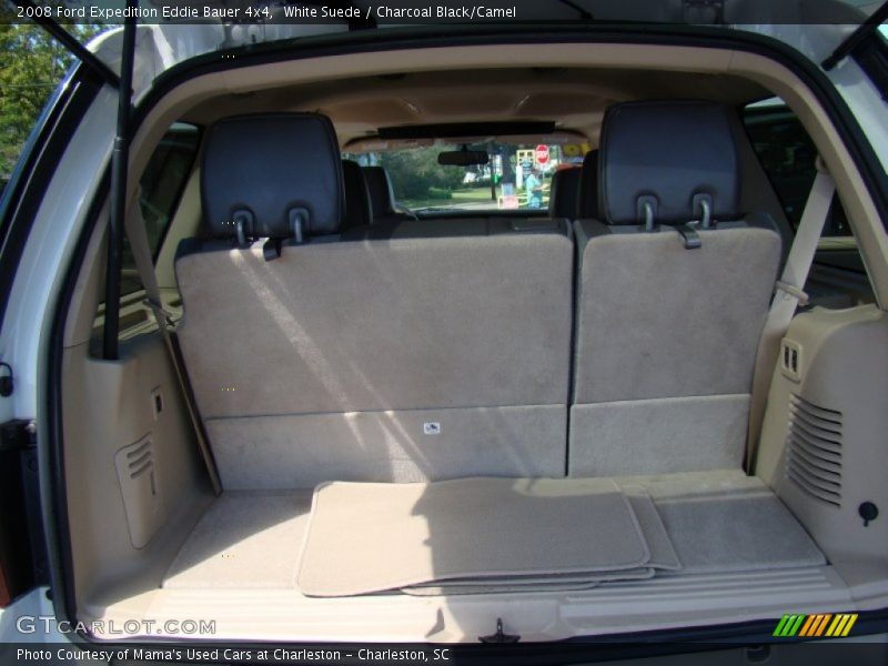 White Suede / Charcoal Black/Camel 2008 Ford Expedition Eddie Bauer 4x4