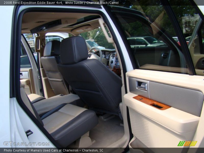 White Suede / Charcoal Black/Camel 2008 Ford Expedition Eddie Bauer 4x4