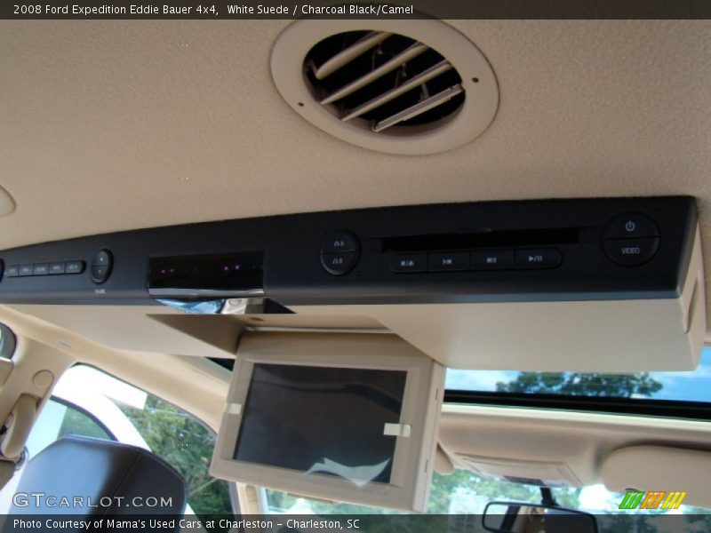 White Suede / Charcoal Black/Camel 2008 Ford Expedition Eddie Bauer 4x4