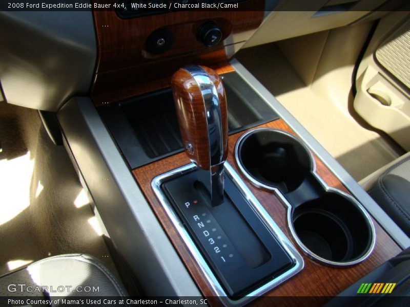 White Suede / Charcoal Black/Camel 2008 Ford Expedition Eddie Bauer 4x4