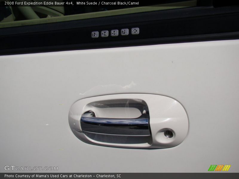White Suede / Charcoal Black/Camel 2008 Ford Expedition Eddie Bauer 4x4