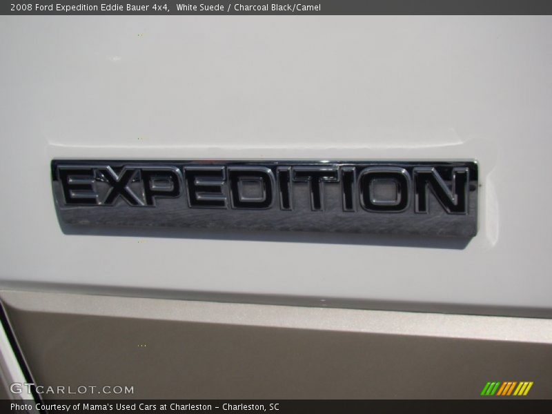 White Suede / Charcoal Black/Camel 2008 Ford Expedition Eddie Bauer 4x4