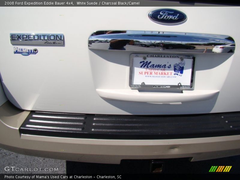 White Suede / Charcoal Black/Camel 2008 Ford Expedition Eddie Bauer 4x4