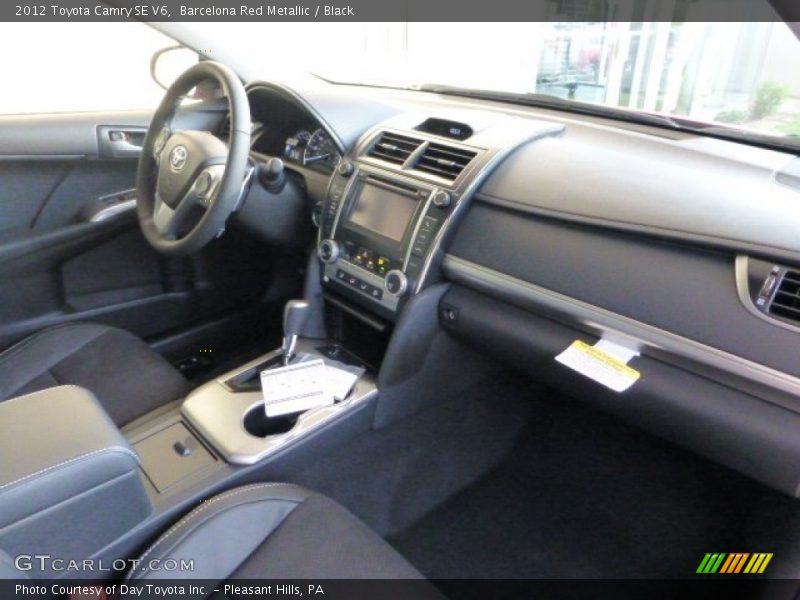 Barcelona Red Metallic / Black 2012 Toyota Camry SE V6