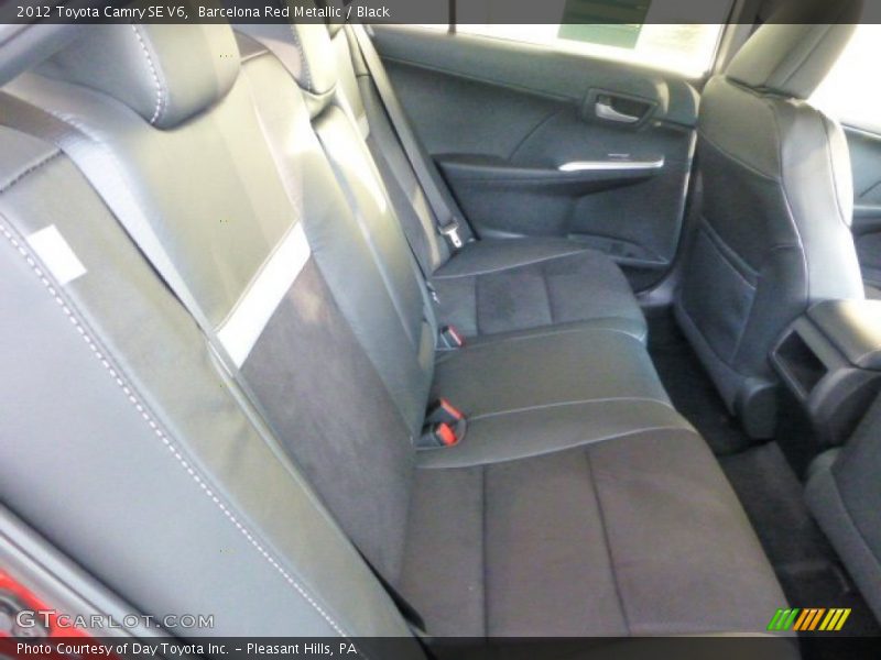 Barcelona Red Metallic / Black 2012 Toyota Camry SE V6