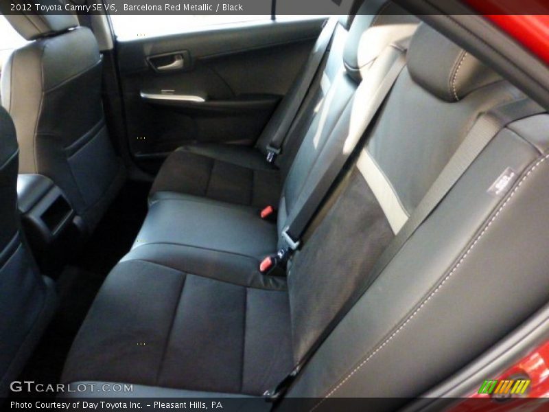 Barcelona Red Metallic / Black 2012 Toyota Camry SE V6