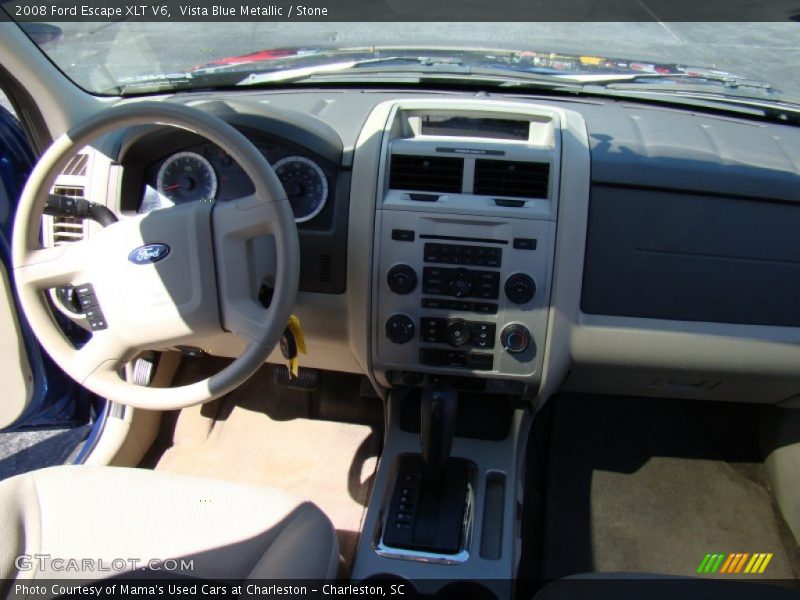 Vista Blue Metallic / Stone 2008 Ford Escape XLT V6