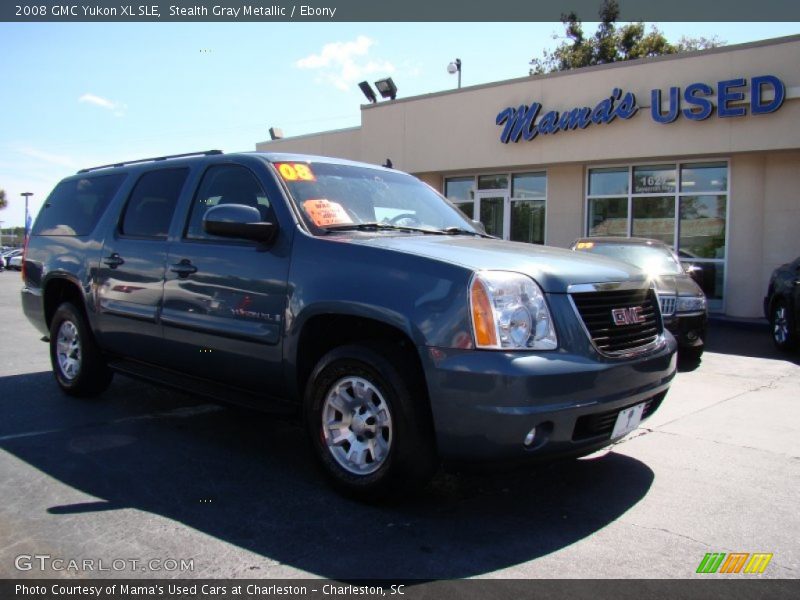 Stealth Gray Metallic / Ebony 2008 GMC Yukon XL SLE