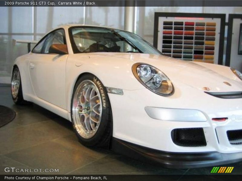 Carrara White / Black 2009 Porsche 911 GT3 Cup