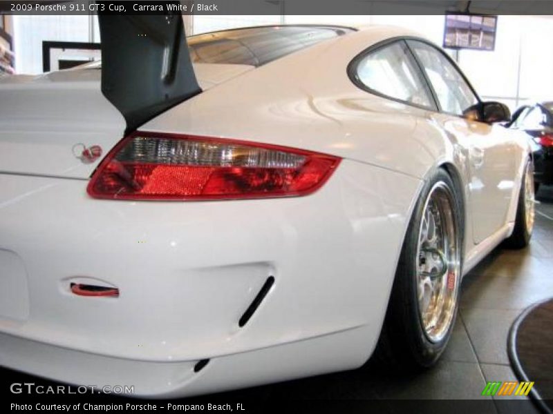 Carrara White / Black 2009 Porsche 911 GT3 Cup