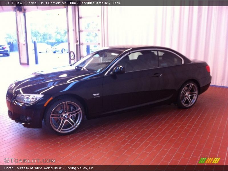 Black Sapphire Metallic / Black 2013 BMW 3 Series 335is Convertible