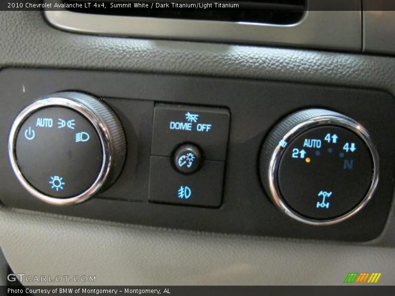 Controls of 2010 Avalanche LT 4x4