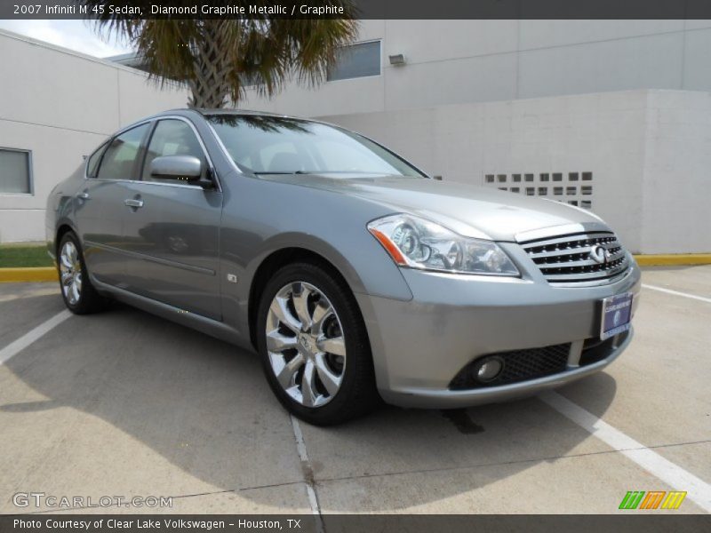 Diamond Graphite Metallic / Graphite 2007 Infiniti M 45 Sedan