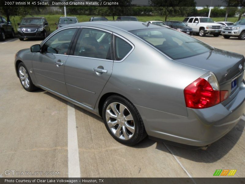 Diamond Graphite Metallic / Graphite 2007 Infiniti M 45 Sedan