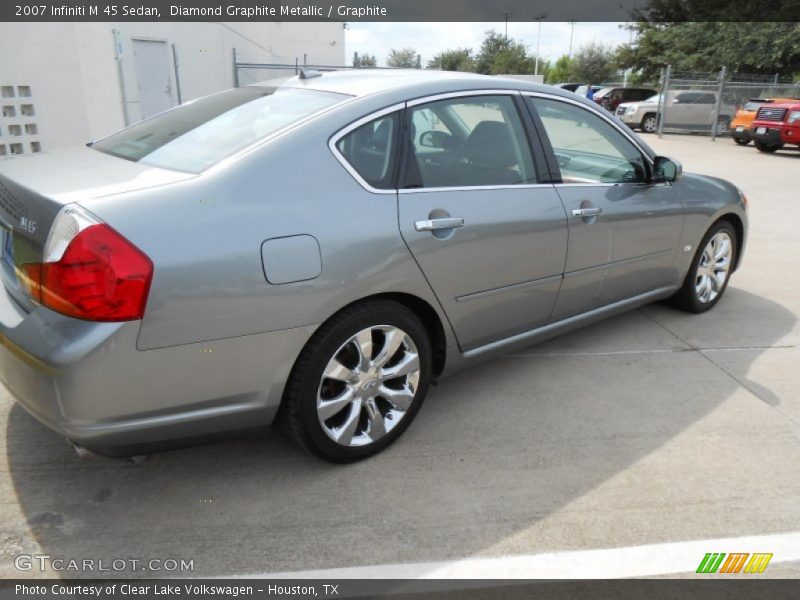 Diamond Graphite Metallic / Graphite 2007 Infiniti M 45 Sedan