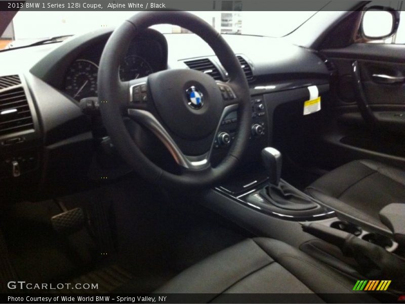 Alpine White / Black 2013 BMW 1 Series 128i Coupe