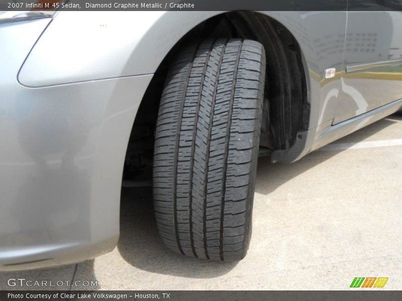 Diamond Graphite Metallic / Graphite 2007 Infiniti M 45 Sedan