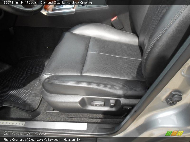 Diamond Graphite Metallic / Graphite 2007 Infiniti M 45 Sedan