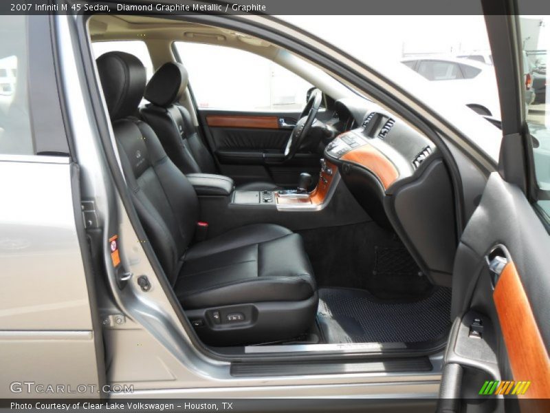 Diamond Graphite Metallic / Graphite 2007 Infiniti M 45 Sedan