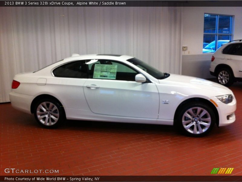 Alpine White / Saddle Brown 2013 BMW 3 Series 328i xDrive Coupe