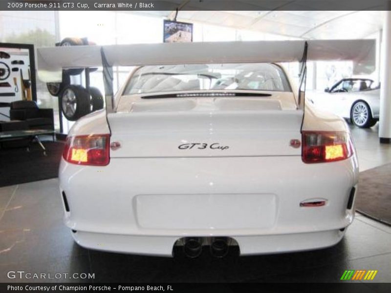 Carrara White / Black 2009 Porsche 911 GT3 Cup