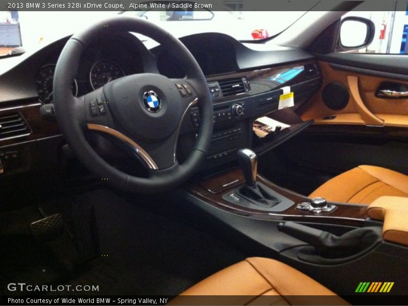 Alpine White / Saddle Brown 2013 BMW 3 Series 328i xDrive Coupe