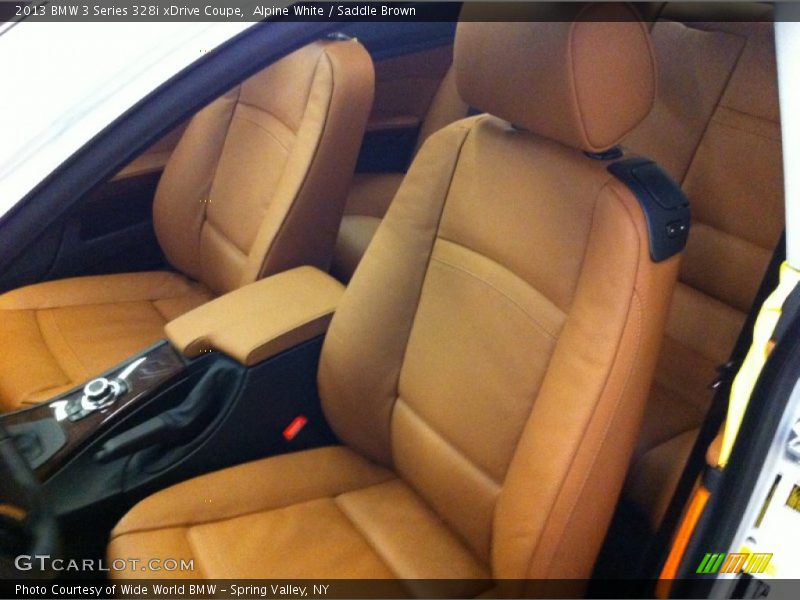 Alpine White / Saddle Brown 2013 BMW 3 Series 328i xDrive Coupe