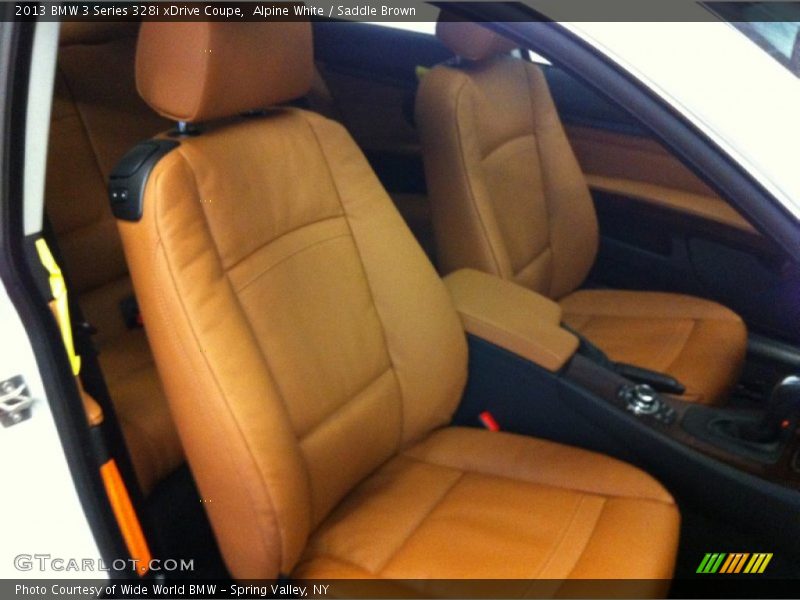 Alpine White / Saddle Brown 2013 BMW 3 Series 328i xDrive Coupe