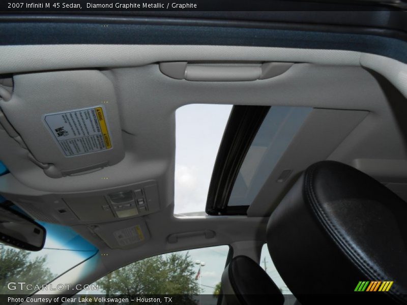 Sunroof of 2007 M 45 Sedan