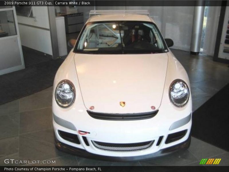 Carrara White / Black 2009 Porsche 911 GT3 Cup