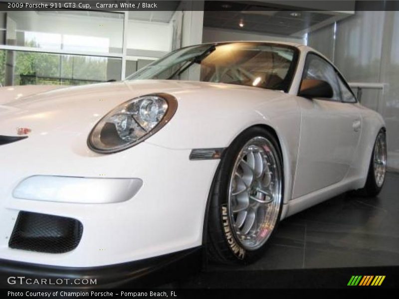 Carrara White / Black 2009 Porsche 911 GT3 Cup