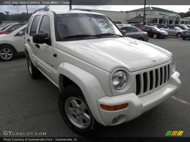 Stone White / Taupe 2002 Jeep Liberty Limited