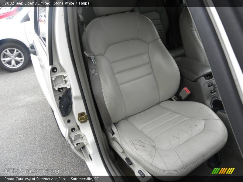 Stone White / Taupe 2002 Jeep Liberty Limited