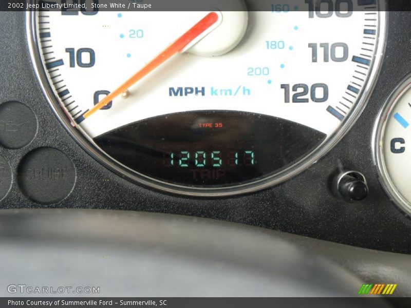 Stone White / Taupe 2002 Jeep Liberty Limited